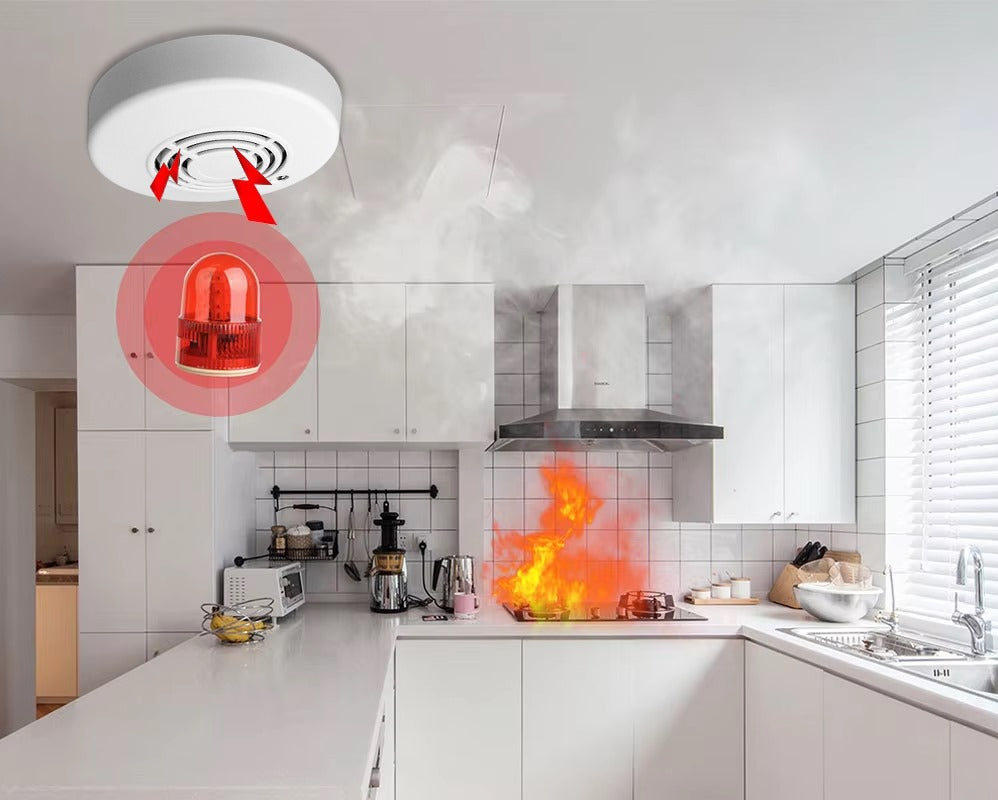 Wireless Smoke Detector Alarm
