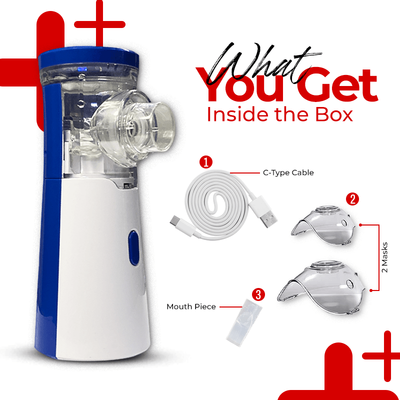 Nebuluxe Ultrasonic Portable Nebulizer Kit- FDA Approved