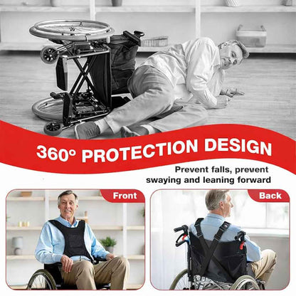 Wheelchair safety belt