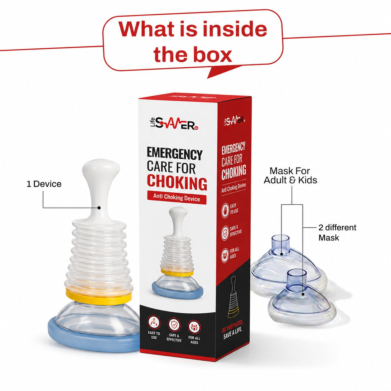 Portable Anti Choking Rescue Device Relief Kit in Pakistan