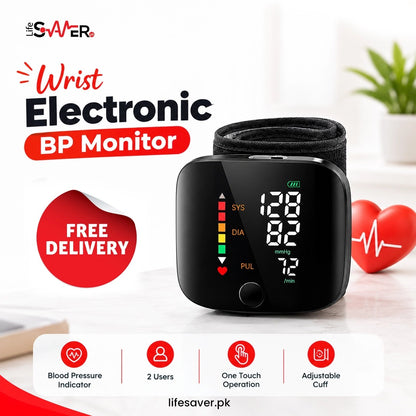 Wrist Electronic BP Monitor