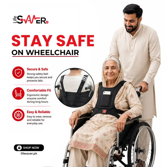 Wheelchair safety belt
