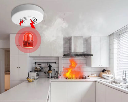 Wireless Smoke Detector Alarm